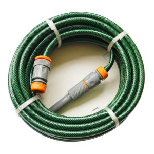 High Strength Flexible Fiber Reinforced Green PVC Garden Hose