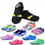 Buy cheap Customized Water Sport Beach Swimming Socks Thin Multi Prints Anti Slip Fitness Yoga Dance Swim Surf Diving Underwater Shoes from wholesalers