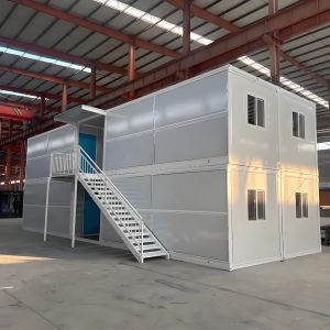 Customizable Folding Container House Strong Steel Structure And Insulated Wall