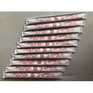 Buy cheap 21CM -24CM TENSOGE Dispossiable Bamboo Chopsticks with full  paper wrapped  for Chinese Food from wholesalers