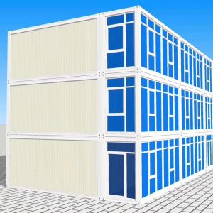 Customized Color High Density Modern Fast Assembly Flat Pack Container House