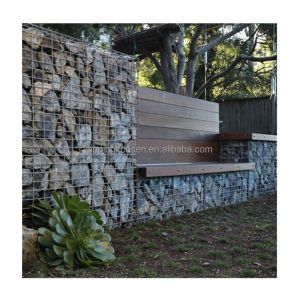 Stone Cage Wire Mesh Gabion Wall Fence with Welded Gabion Box and Galvanized