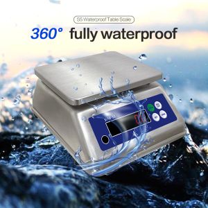 6kg Maximum Weighing Stainless Steel Scale with Dual Display and IP68 Waterproof