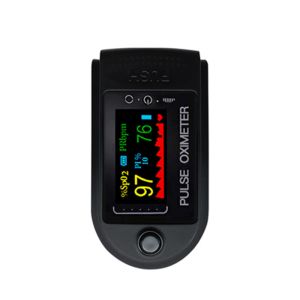 Buy cheap TFT Fingertip Pulse Oximeter Blood Oxygen Saturation Monitor With Silicon Cover Batteries Lanyard from wholesalers
