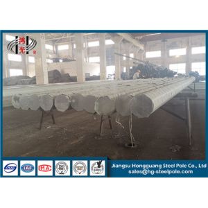 Buy cheap Polygonal Galvanized Steel Pole For Distribution With Min Yield Strength 345 Mpa from wholesalers