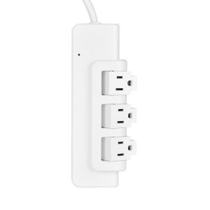 3 outlet UL and CUL Tested Power Strip 1.5ft 3*14SJT Cord with Switch, 3USB,