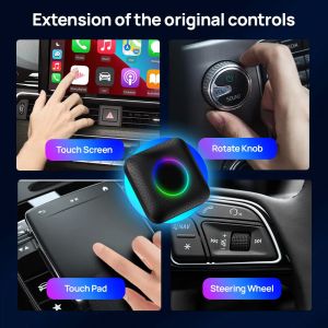 China MultiMedia USB Carplay Android Auto AI Box Wireless Adaper SDM660 CPU on sale