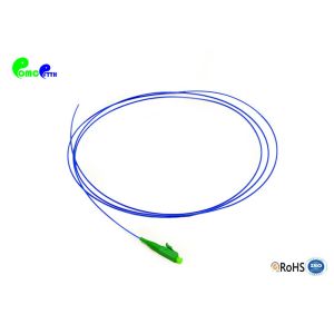Buy cheap LC APC 900um Fiber Optic Pigtail G657A1 9 / 125μm Simplex 2m Loose bufffer LSZH , 900um and 250um came colored from wholesalers