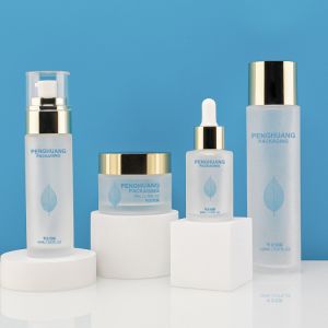 Buy cheap OEM Luxury Cosmetic Packaging Set With Round Ball Cap 150ml from wholesalers