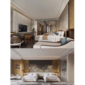 Buy cheap Standard Plywood Hotel Guest Room Furniture Full Supply Customization from wholesalers