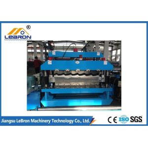Buy cheap PLC control system double layer roof sheet forming machine / double layer roofing sheet roll forming machine product