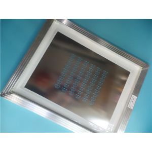 Buy cheap SMT Stencil 100% Laser Cut on 0.12mm foil with aluminum frame 520 mm x 420 mm x 20mm dimension from wholesalers