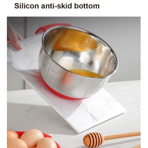 Buy cheap 304 Stainless Steel Mixing Bowl with ABS Lid 1200ml-4500ml from wholesalers