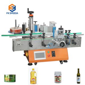 Buy cheap Automatic Jar Can Labeling Machine for Round Bottles of Body Shop Oil Lotion 40 pcs/min from wholesalers