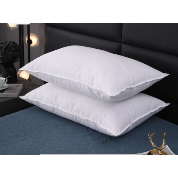 Breathable Fluffy Microfiber Pillow Headrest Downproof Cover Microfiber Bed
