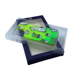 Custom Cell Phone Case Cover Card Board Packaging With Clear Window