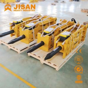 China JISAN 20ton Building Machine Excavator Attachment Hydraulic Breaker Hammer with Engine Core High Power on sale