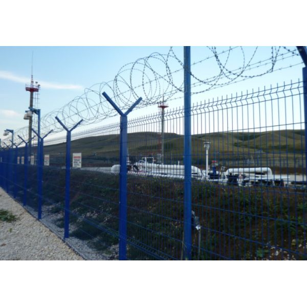 Quality 55x200mm 3d Curved Welded 4.0mm Triangle Fence Panel for sale