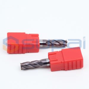 Buy cheap Milling Solid Tungsten Carbide Roughing End Mill Cutter With Rougher Corrugated Edge from wholesalers