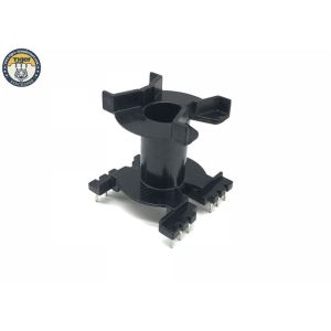 China PQ Series PQ 40 Ferrite Core Bobbin , Black Bakelite Bobbin With Pins on sale