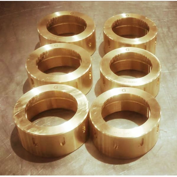Quality ZSE110 Aluminium Bronze Distance Rings  Extruder Machine Parts for sale