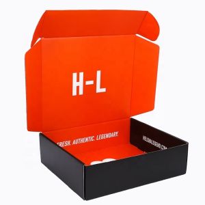 Die Cut Paper Packaging Box E Commerce Mailer Corrugated Garment Packing Boxes