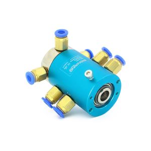 Buy cheap 4 Passage Electrical Pnuematic Rotary Union 6~36 Circuits from wholesalers