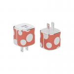 Buy cheap Dual Ports Type C Wall Charger / Small GaN Charger With Leather Shell Electro Plating Deisgn from wholesalers