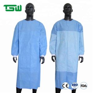 Buy cheap Liquid Resistance 60gsm Reinforced SMS Sterile Surgical Gowns from wholesalers