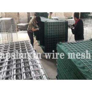 Buy cheap Galvanized Welded Mesh Gabion Military Barrier from wholesalers
