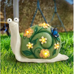 Buy cheap Waterproof Art Deco 6LEDs 0.1W Snail Solar Light from wholesalers