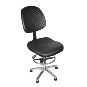ESD Lab Stool Antistatic Cleanroom Chair with PU Leather