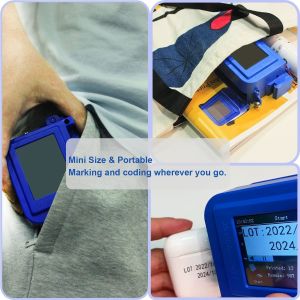 Buy cheap All Materials Portable Pocket Marking Device Upgraded Ink-jet Printer for Date Time Barcode Logo Solvent Ink Type from wholesalers