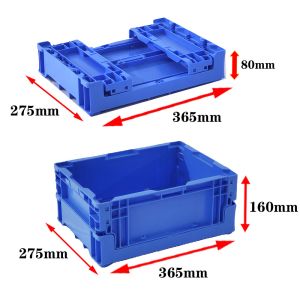 Buy cheap Industrial Packaging Stackable Collapsible Crates for Recyclable Storage Solution from wholesalers