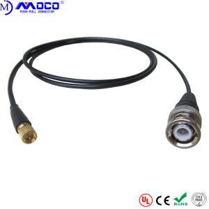 China Durable Push Pull Cable Assemblies Microdot To BNC Cable For NDT System on sale China Durable Push Pull Cable Assemblies Microdot To BNC Cable For NDT System on sale