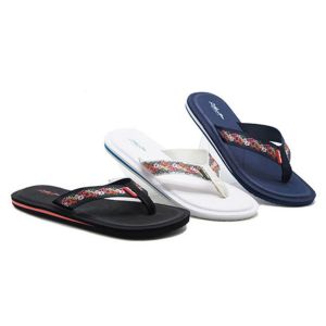 Summer Rubber EVA Soft Rubber Slippers Stylish Wedge Thick Sole Flip Flops