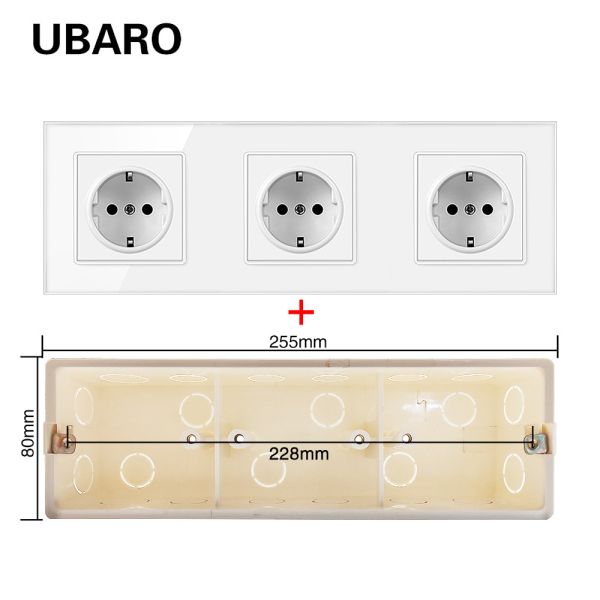 Buy cheap Flush Mount Electrical Wall Socket 3500W 16A Square Wall Plug from wholesalers