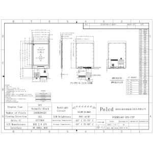 Buy cheap Polcd Custom LCD Screen 2.8" QVGA ST7789V RGB interface 2.8 inch 240x320 IPS Capacitive Touch Display Panel from wholesalers