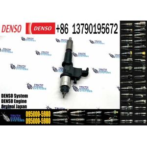 Buy cheap high quality diesel fuel injector 095000-5980 common rail fuel injection nozzle 8-97603099-1 for ISZU from wholesalers