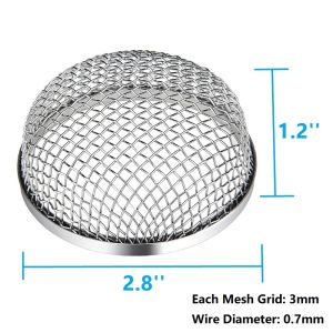 Buy cheap 2.8 Inch Stainless Steel Mesh Flying Insect Screen For RV Furnace Vent Cover from wholesalers