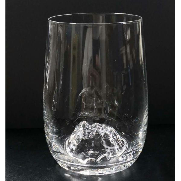 14 Oz Whiskey Glasses With Creative Ice Montain Bottom