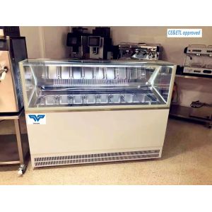 Buy cheap Dixell Digital Control Commercial Ice Cream Display Freezer 12 Pans from wholesalers