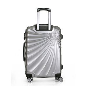Buy cheap Silver 0.8mm Leisure PC ABS Hardshell 4 Wheel Suitcase from wholesalers