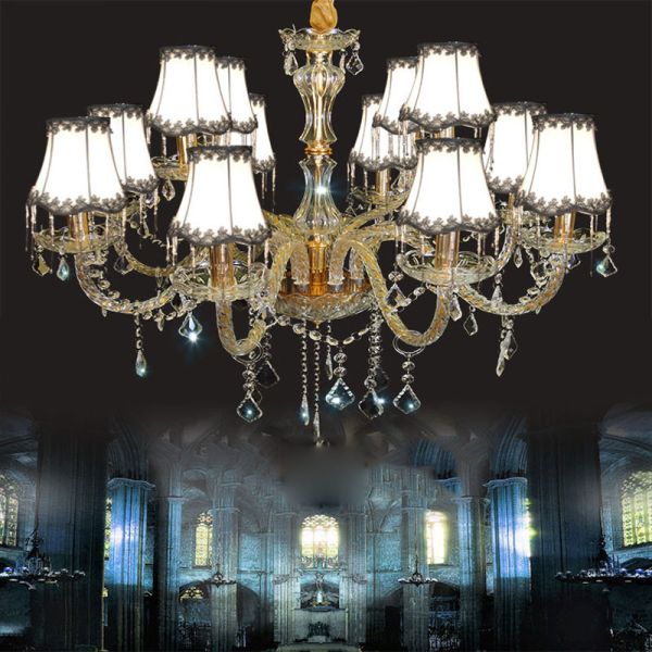 Quality Cheap chandeliers for sale with Lamshade for Dining room Kitchen Lighting (WH-CY-65) for sale