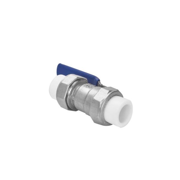 High Quality 304/201 Stainless Steel Double Union PPR Ball Valve