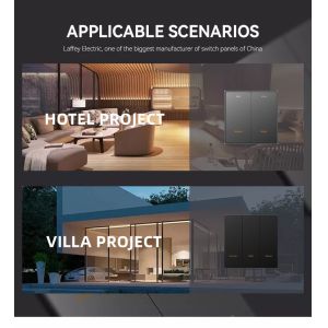 Buy cheap KNX Protocol 24V Wall Light Switch Smart Home / Hotel Plastic Wall Electrical Switch from wholesalers