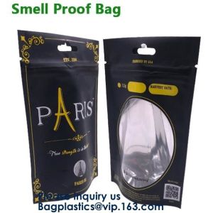 Mylar k Foil Carbon Smell Proof Bag with One Side Clear,3.5 Grams Jungle Boys