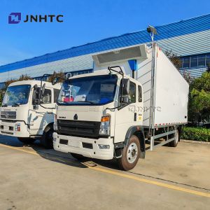 New and Used 10Tons Right Steering HOWO 5 Degree 140HP Frozen Cargo Refrigerator