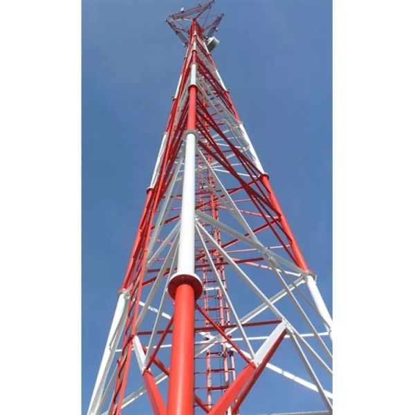 Quality 15m 3 Legs Galvanized Lattice Transmission Tower Q235 Telecommunications Towers for sale