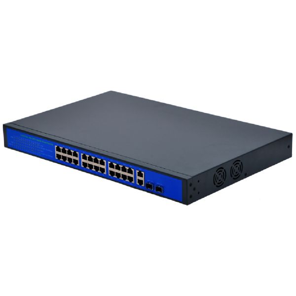 Buy cheap CCTV Camera/Wireless Networking Equipment ethernet optic fiber switch 24-port POE switch from wholesalers